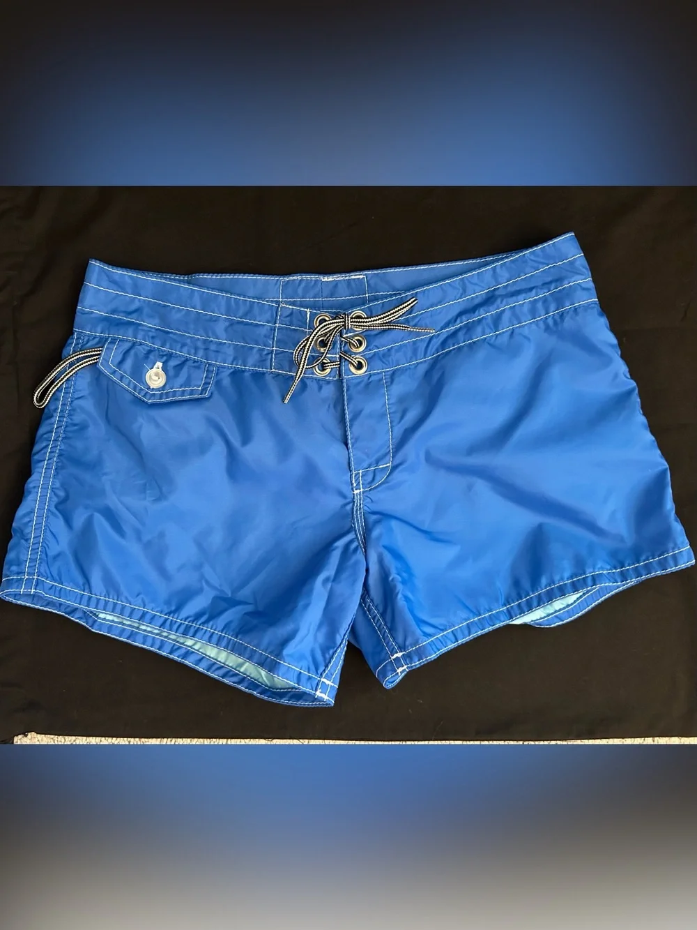 Vintage Birdwell Royal Blue Women's Boardshorts Size 2 - Picture 5 of 11